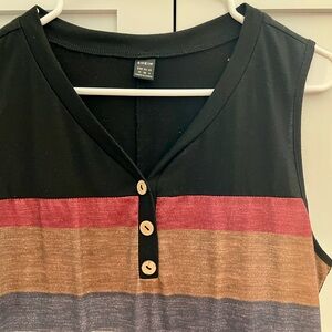 SHEIN Women's Striped dress size medium worn once